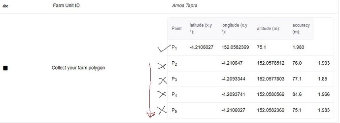 Polygon error(Lat,Lon, Alt and accuracy)