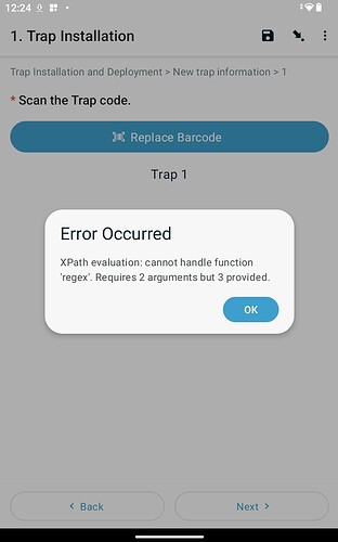 EnketoTrapCodeError