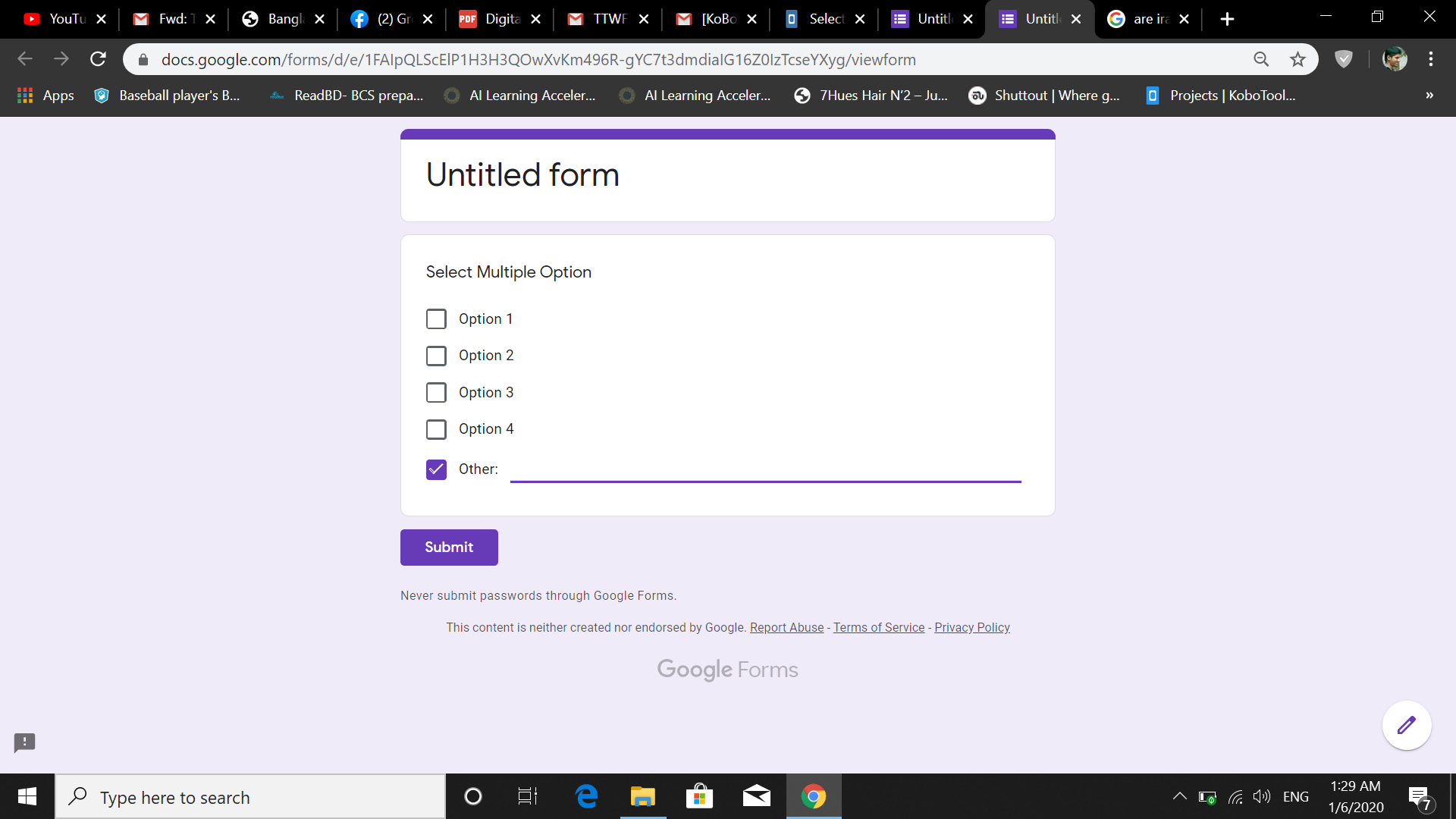 How To Add An Other Option With Descriptive Bar In Select Many Question Multiple Choice Question In Kobotoolbox Form Building Kobotoolbox Community Forum